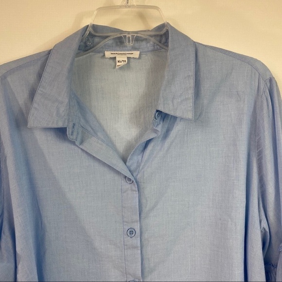 BEACHLUNCHLOUNGE Collection Blouse Button front XL - Picture 2 of 9